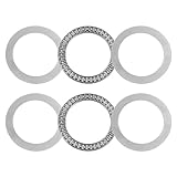 sourcing map AXK7095 Axial-Nadellager mit Unterlegscheiben 70mm Bohrung 95mm Außendurchmesser 4mm Breite 2 Stück