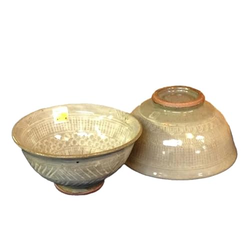 三島産 大房氏暦手 飯茶碗 大小 ペアー 陶器 いつもの御飯が美味しく感じられます 静岡県 三島市