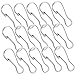 BESTonZON 100pcs Stainless Steel Spring Buckle Keychain DIY Snap Hooks Keychain Spring Hooks Snap Hook Carabiner Lanyard Hooks for Crafts Key Rings Buckles Spring Steel Multifunction Id Card