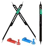 Proportional Divider for Artist, 10-Inch Proportional Divider Scales Tool for Drawing and Design(Black)