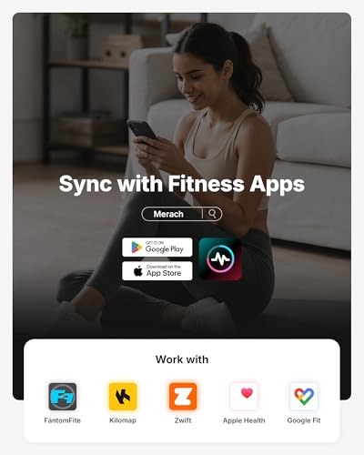 image for Merach Exercise Bike, Brake Pad/Magnetic Stationary Bike with Exclusiv