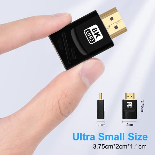 HDMI Coupler 8K macho a hembra para HDTV y PC miniatura 2