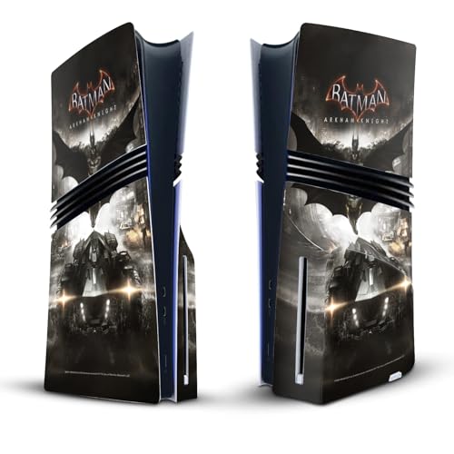 Autocollant de Jeu PS5 Pro Anti-Rayures Skin Vinyle Batman Arkham Knight pour Console Disque