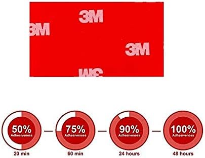 CANOPUS Waterproof Heavy Duty Sticky pads, 16 PCs (25mm x 50mm) Double Sided Ideal for Home and Car Surface Doorbell - Image 3