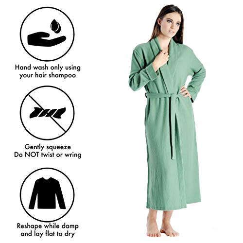 Cashmere Boutique: 100% Pure Cashmere Robe For Women (Color: Camel Brown, Size: Large/Extra Large) #TOP6