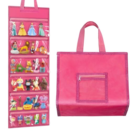 CollectHall Storage Case Compatible with Tonies Figures (24+), Carrying Case and Hanging Storage, Fits Large-Sized Characters (Bag Only)