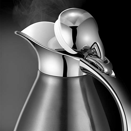 Thermische Karaffen, Vacuümisolatiepot Thermos roestvrij staal dubbellaags isolatie potkoffie sap melk theedrankje (1… - Image 5