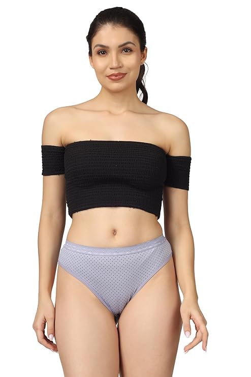 KOLI Empire Lycra Bikini Panties for Women Full Coverage, Grip Fit with Antimicrobial & Stain Release Antibacterial Brief Underwear | Soft & Breathable Lycra Fabric-image-17