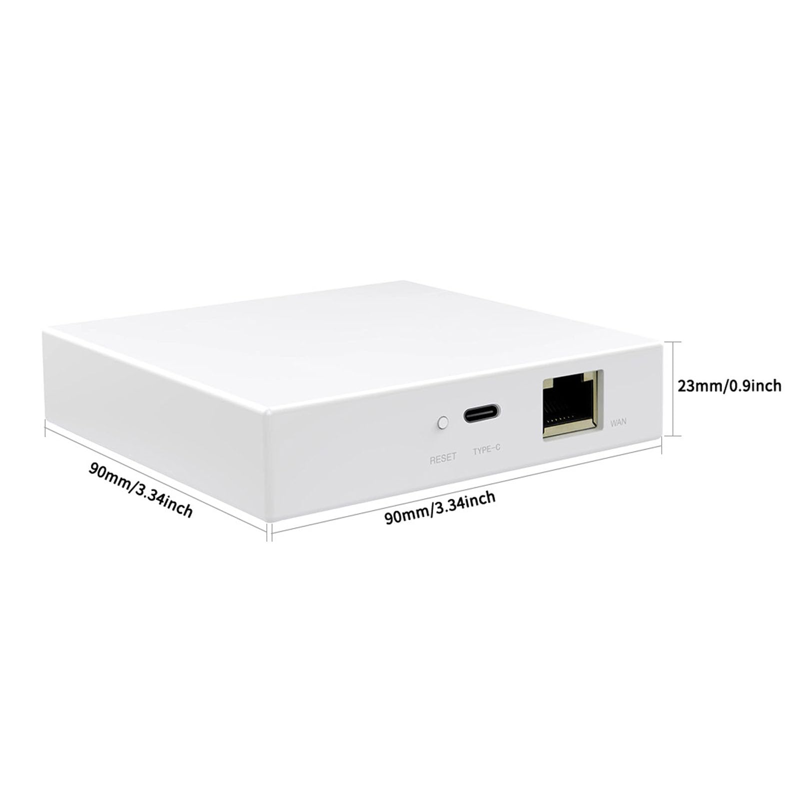 Cablato Smart Home Hub Connessione Efficiente dei Dispositivi con Porta RJ45 per Accessori Domotici 3.0