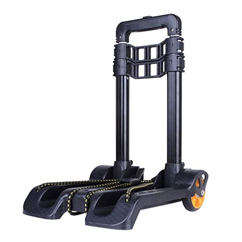 Carretilla plegable portátil con ruedas sólidas 40kg miniatura 2