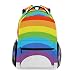 Produktbild MONTOJ Regenbogen-Bürste Reisetasche Campus Rucksack Mehrfarbig 10 OneSize