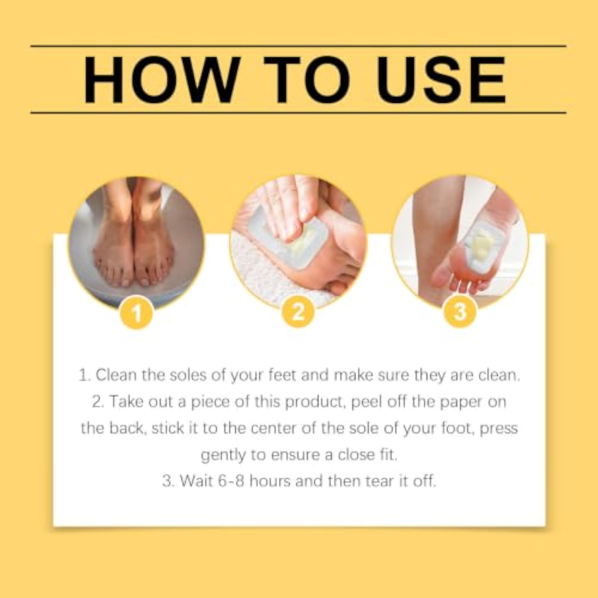 Venom Herbal Detox Foot Patches for Stress Relief