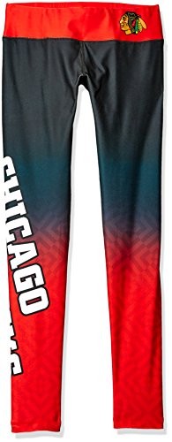 FOCO Chicago Blackhawks Gradient Print Legging - Womens Extra Large