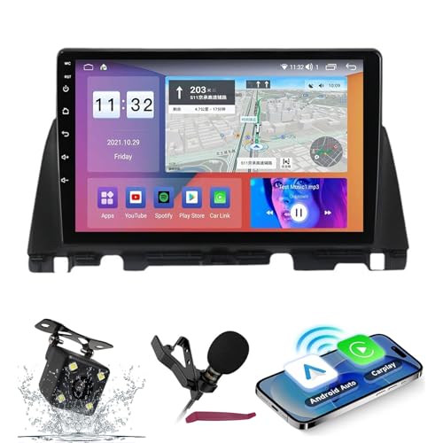 Autoradio GPS Android 14 KIA Optima 4 Remplacer Écran Origine par CarPlay Sans Fil 9" M400s