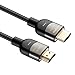 Zeskit Optical Fiber 10m (33ft) 48Gbps Ultra High Speed HDMI Cable 8K60 4K120 144Hz eARC HDR HDCP 2.2 2.3 Compatible with Dolby Vision Apple TV 4K Roku Sony LG Samsung Xbox Series X RTX 3080 PS4 PS5