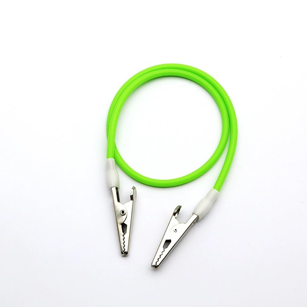 AAProTools Dental Bib Clips Flexible Ball Chain Napkin Holder 2 Pcs Silvery