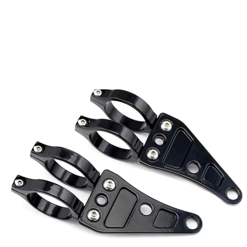 Soporte de faro para moto custom de 41mm abrazadera para horquilla Bobber y Chopper