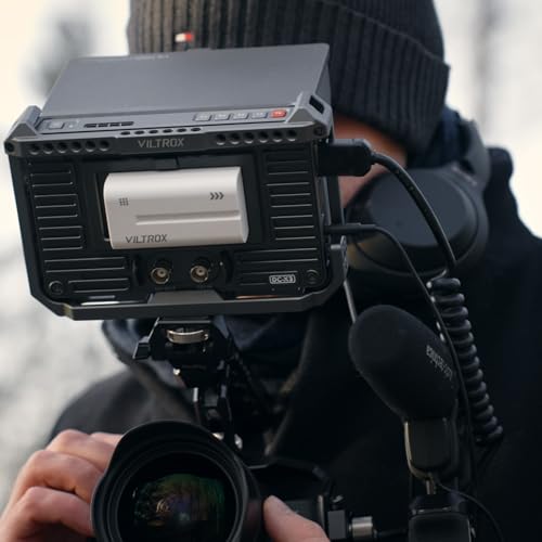 Camera Field Monitor 2000nit HD 1920x1080 IPS Touch Screen with 3D LUT Touch Screen 4K HDMI Camcorder DSLR Cameras Video Monitors with Sunshade Hood/np-f550 Battery VILTROX DX-3 6inch Kit