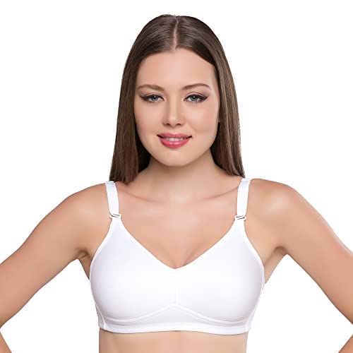 Image of TRYLO Cotton Riza Minimizer Women's Non-Padded Non-Wired Seamless Molded Bra