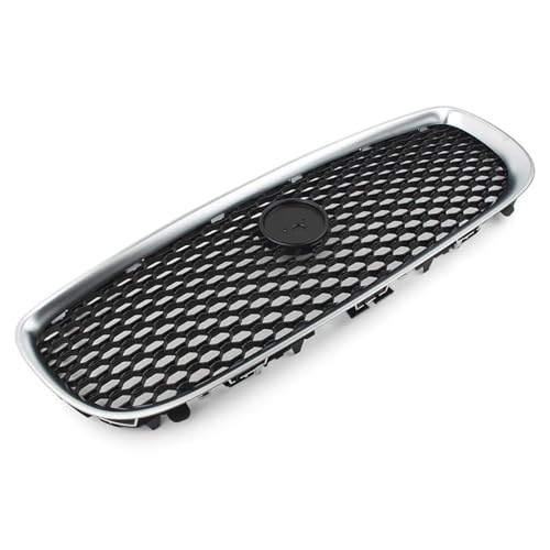 Calandre centrale avant style maille de prestige argent pour Jaguar XE