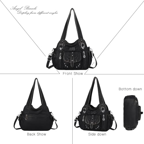 Image of Angel Barcelo Hobo Bag for Women Crossbody Purse and Handbags Shoulder Bags
