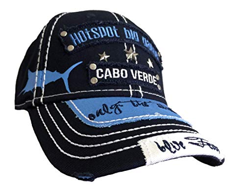 HOTSPOT DESIGN Kappe Big Game Cabo Verde, Hochseeangler Cap, Schwarz, Einheitsgrösse, CP-CV01001 Cover
