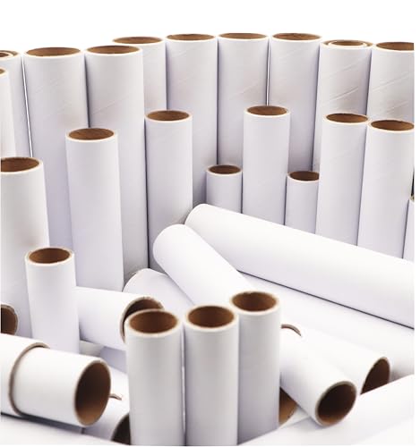 Craftplay Cardboard modelling rolls | Pack of 75 rolls! | Assorted sizes