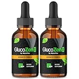 (2 Pack) GlucoZenX Drops - Official Gluco Zen X 6 Liquid, All Natural Formula to Support Overall Well-Being, Powerful Blend for Natural Energy, Premium Gluco ZenX Gotas Review (60 Servings)
