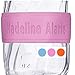 Customized Pink, Blue or Orange 4 Pack Baby Bottle Sippy Cup Labels Great for Daycare Personalized Bands