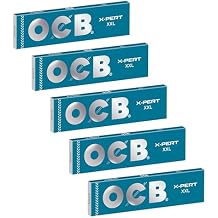 OCB X-Pert XXL - Relaxed Weave, Extra Wide, Extra Long - 32 Leaves per Book, Pack of 5 Booklets