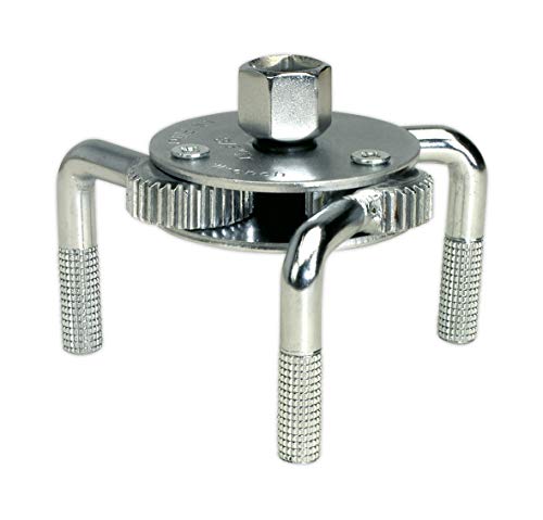 Sealey Ak643 Oil Filter Wrench Claw Type 65-110Mm Capacity 3/8 and 1/2Sq Drive