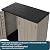 HOMSPARK Outdoor Storage Shed 37 Cu.Ft, All-Weather Resistant Resin Garden Sheds & Outdoor Storage Clearance with Floor, Double-Layer Plastic Tool Sheds for Patio, Garden & Lawn (Shallow Brown)