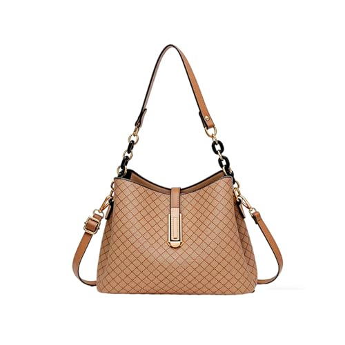 Bolso elegante CORIOS para mujer con patrón de rombos miniatura 1