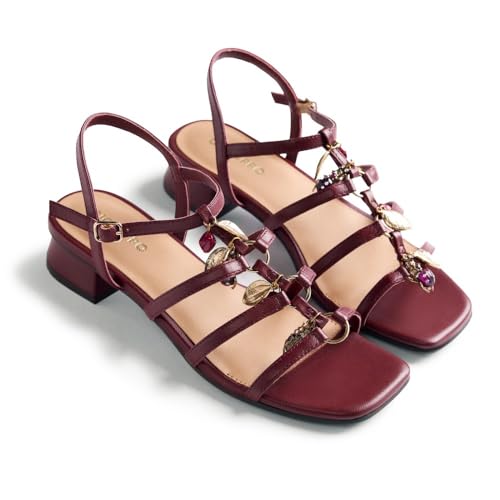 Gioseppo Tekonsha Femme Sangle en T sandales plates d'été en taille standard