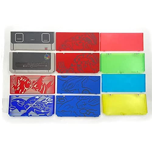 Image of 2015 for New 3DS Replacement Front Faceplate Back Plates Part Shell Housing Case Cover (Black)