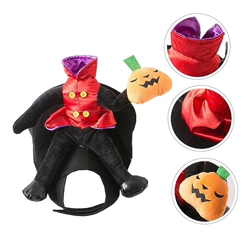 Disfraz Halloween para perro Abaodam con diseño calabaza miniatura 7