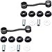 Detroit Axle - Front End 8pc Suspension Kit for 2005 2006 2007 Jeep Liberty 2 Upper Control Arms w/Ball Joints 2 Lower Ball Joints Replacement 2 Sway Bar Links 2 Outer Tie Rods