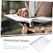 NUOBESTY 1pc Mesh Zipper File Bag Document Pouch for Office Storage for Stationery School Supplies and Travel Organization