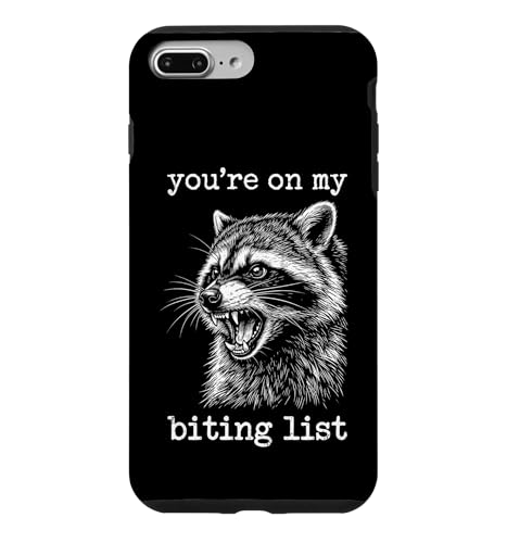 You're On My Biting List �y�������t �ԓx �m�x���e�B �A���C�O�} �X�}�z�P�[�X iPhone 7 Plus/8 Plus �p
