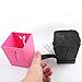 OLizee® Professional Acylic Salon Scissors Holder Box Hairdressing Combs Clips Organizer Rack for Hair Stylist(Black)