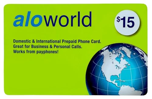 Phone Card for International & Domestic Calls, Prepaid Calling Card for Any Phones & Payphones