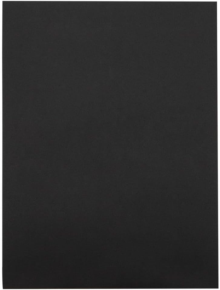 LUXPaper 9 x 12 Open End Envelopes | Peel & Press | Midnight Black | 80lb. Text | 50 Qty
