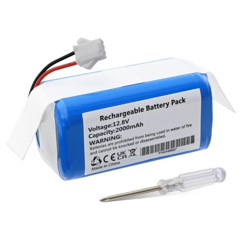 K KYUER 2000mAh Robot Aspirapolvere Batteria per Lefant M210 M210 Pro M210P M210B M213 M213S Robot Vacuum Cleaner Li-ion Battery 12.8V
