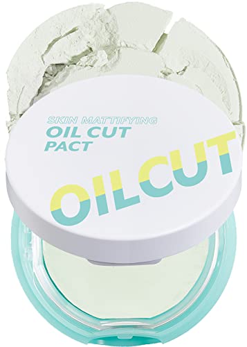 I’m Meme Compact – Oil Cut Pact | Puff Included, Skin Mattifying, Oil Control, Sebum Absorbing, Pressed Powder, 0.34 Oz