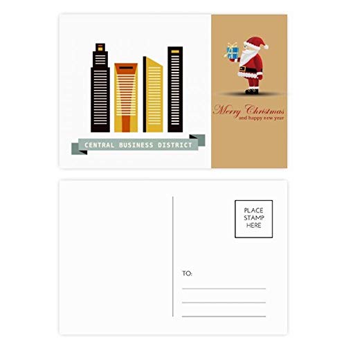Cartes postales Père Noël Singapour lot de 20 à offrir pour les fêtes