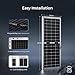 Renogy Bifacial 220 Watt 12 Volt Solar Panel Monocrystalline Rigid High-Efficiency PV Module Power Charger for RV Marine Rooftop Farm Battery and Other Off-Grid Applications