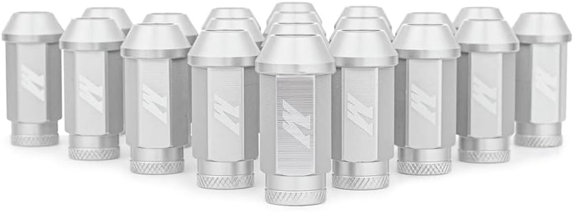 Mishimoto Aluminum Locking Lug Nuts M12x1.5, 20pc Set, Silver