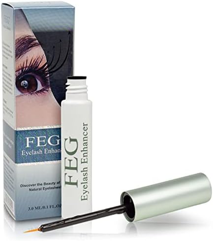 FEG Eyelash Rapid Eye Lash Growth Serum | For Lash and Brow | Creates Longer & Darker Eyelashes | Eyelash Enhancing Serum to Help Lengthen, Thicken and Darken Your Eyelashes | Single Pack