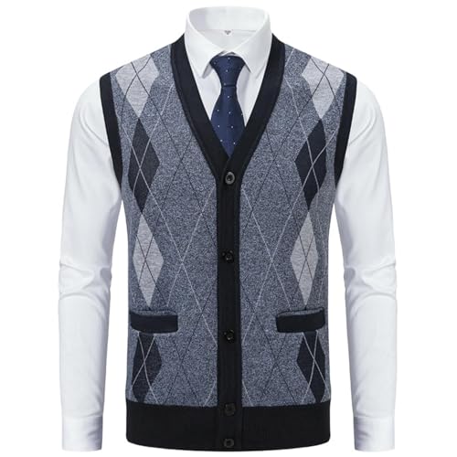 Gilet en tricot chaud pour homme idéal pour les soirées fraîches et les balades en forêt