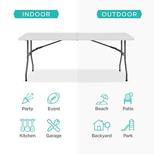 Best Choice Products FBA_SKY1594 6Ft Plastic Folding Table thumb #3
